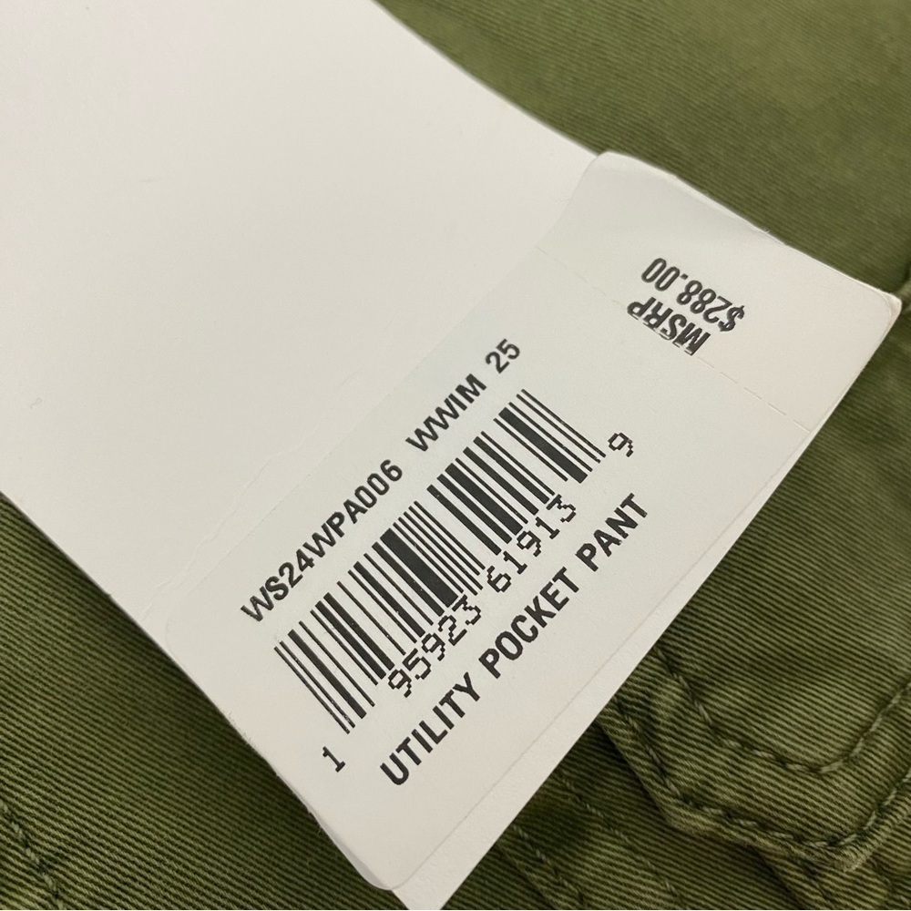 Frame Denim Utility Pocket Pants Green - Picture 11 of 11